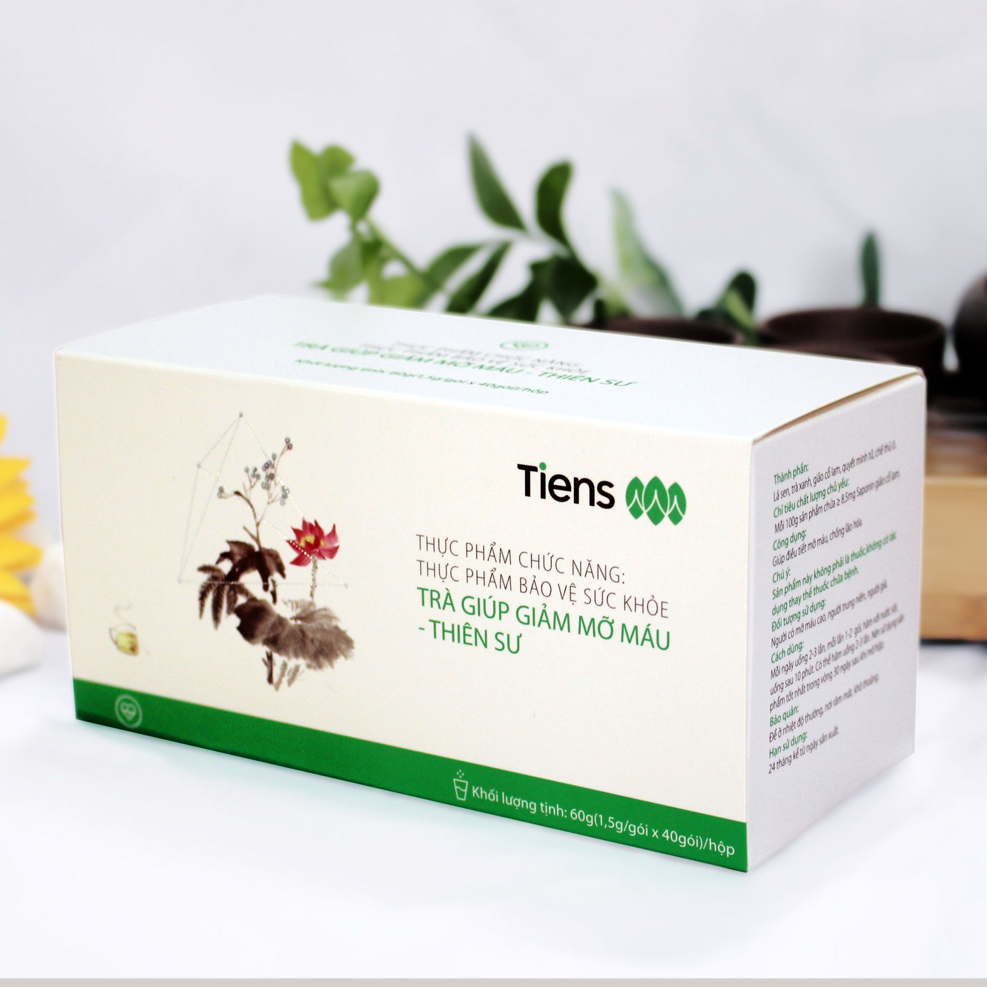 TPCN - Thực phẩm bảo vệ sức khỏe Trà giúp giảm mỡ máu Thiên Sư