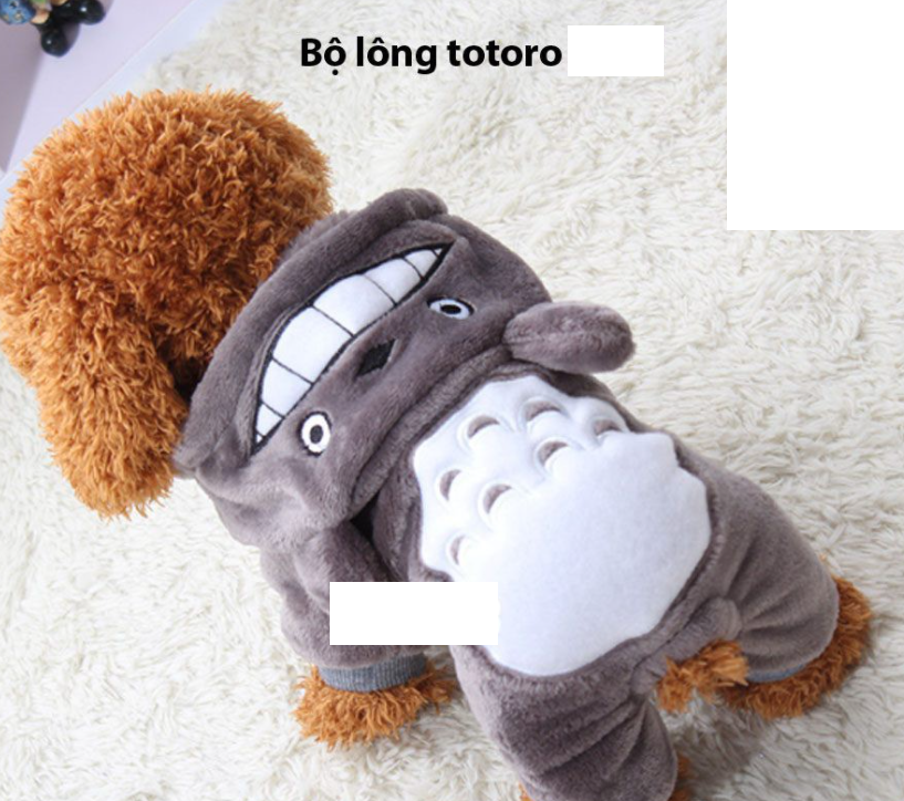 Quần áo chó mèo thú cưng: Bộ TOTORO Lông ĐỦ SIZE