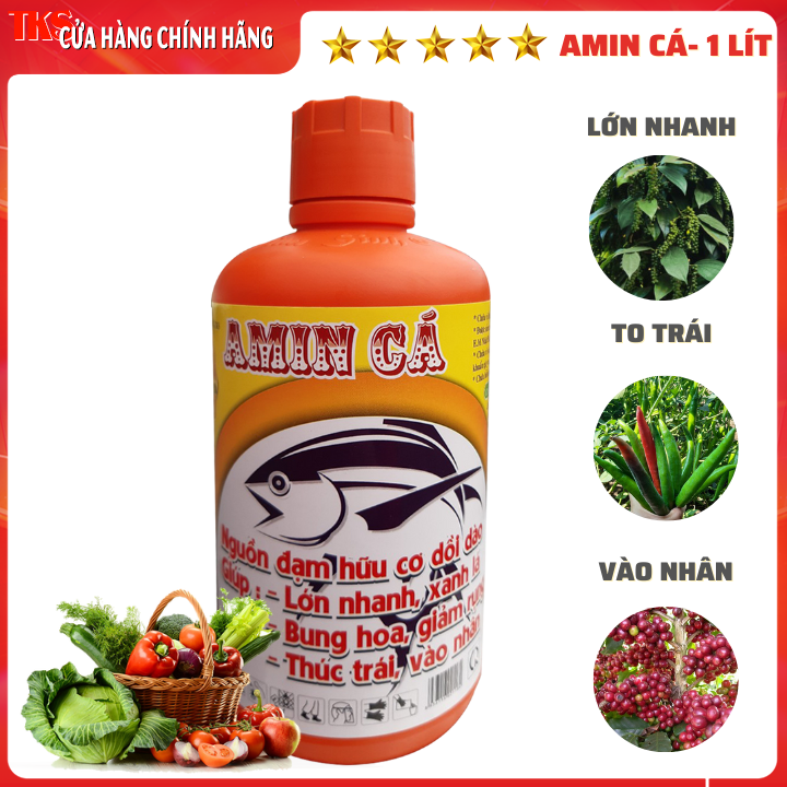 [ 1 Lít] AMIN CÁ HỮU CƠ: Mập Cây, Xanh Lá, Lớn Trái, Dầy Cơm