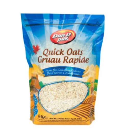 YẾN MẠCH CANADA DAN.D.PAK (XAY) QUICK OATS HỖ TRỢ GIẢM CÂN 1KG