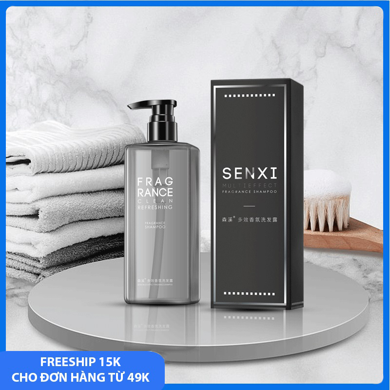 JULY20-Dầu gội đầu nam cao cấp SENXI giảm gàu, tóc mượt, giảm rụng tóc 500ml dâu gội dành cho nam giới JU-MPSPT110041