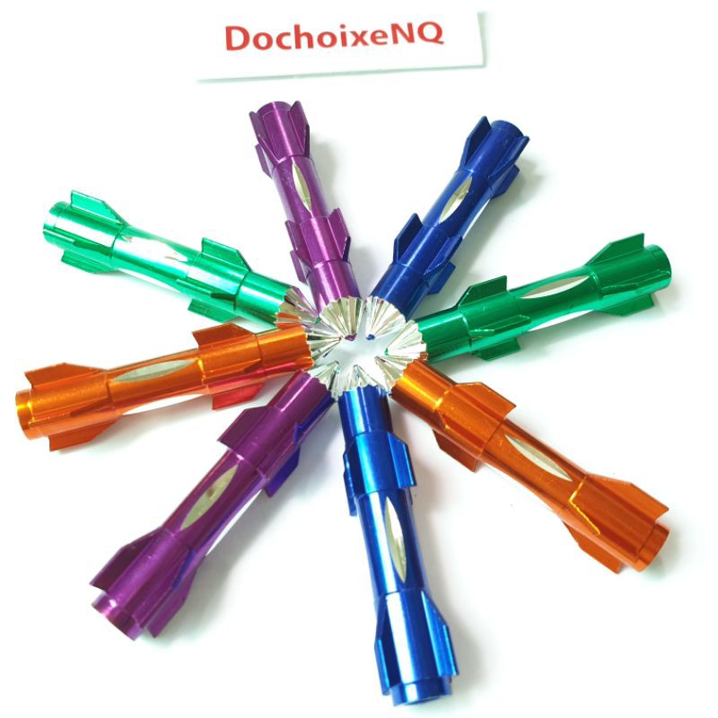 2 Ốc đũa thắng nhôm cnc gắn mọi loại xe
