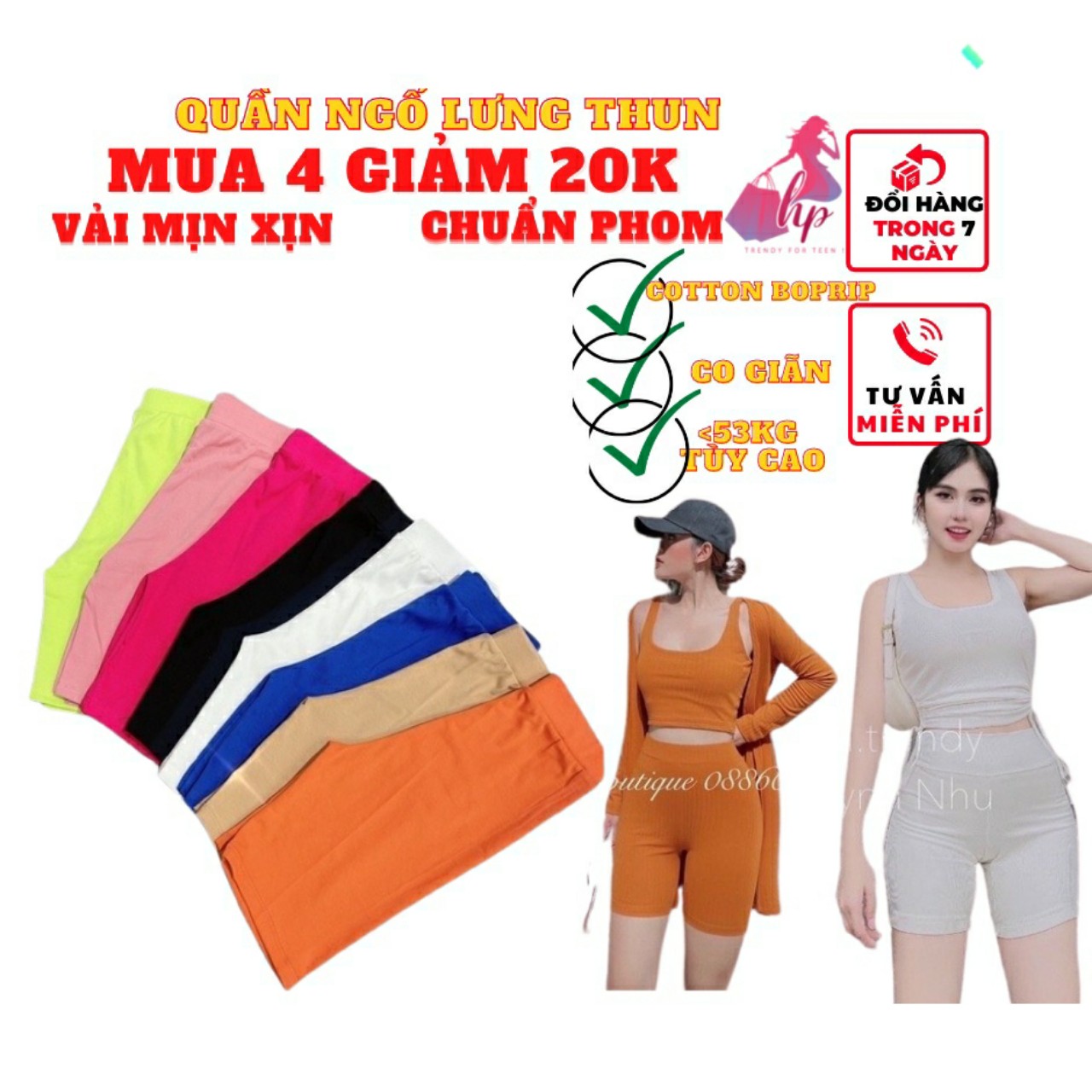 Quần ngố leggin nữ lưng thun côtton borip xịn chuẩn phom ôm body thời trang 2022