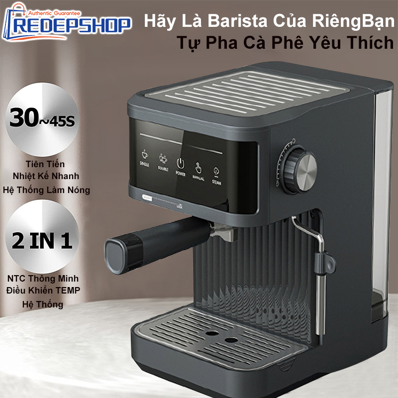 Máy pha cà phê, máy tạo bọt sữa đa năng, máy pha cà phê espresso mini, thích hợp cho gia đình, văn phòng, quán cafe