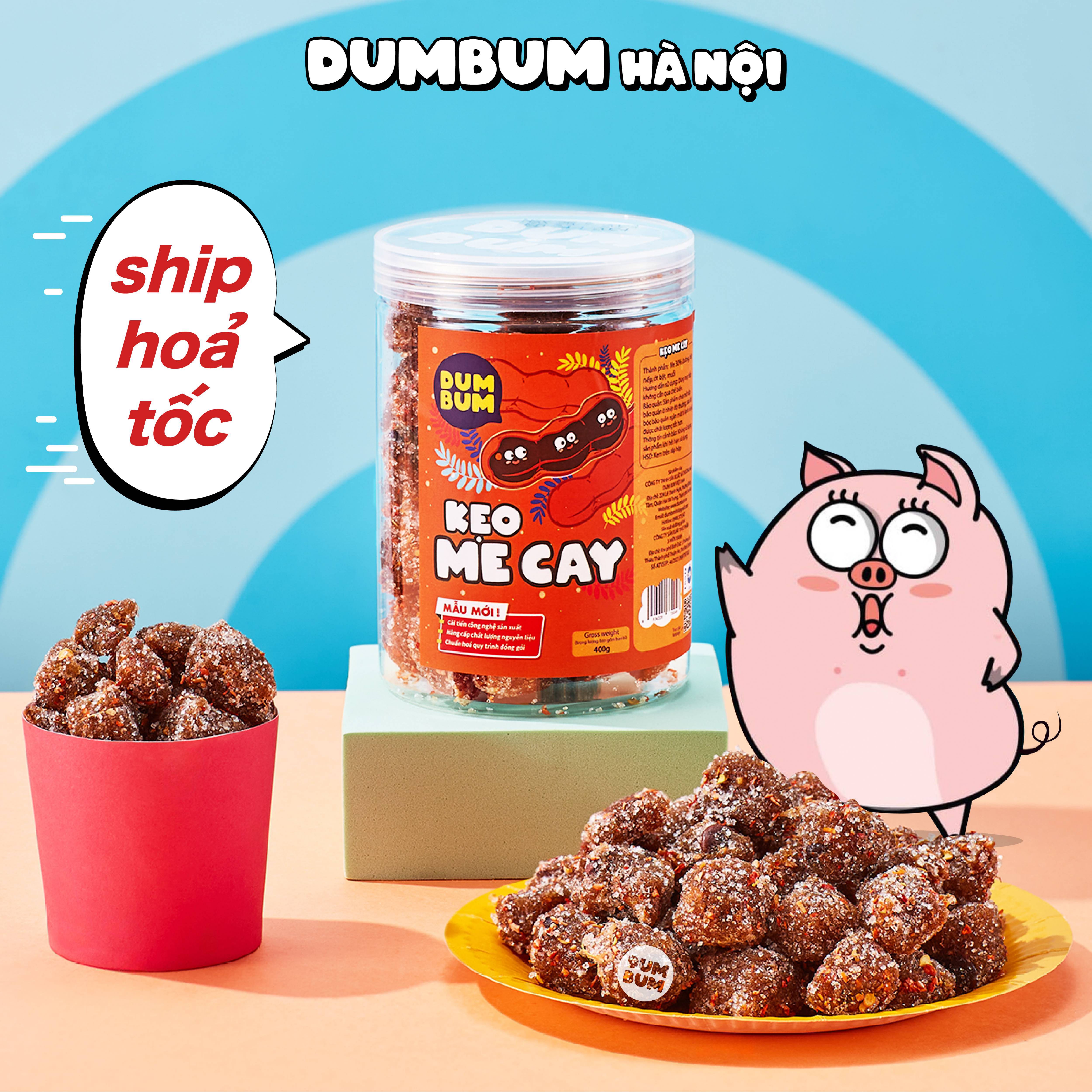 Kẹo me cay 400g DumBum đồ ăn vặt Hà Nội vừa ngon vừa rẻ
