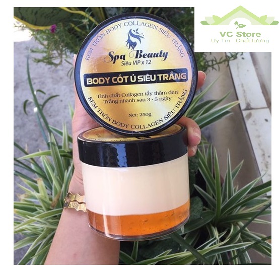 Body cốt ủ trắng spa beauty 250g - mẫu mới