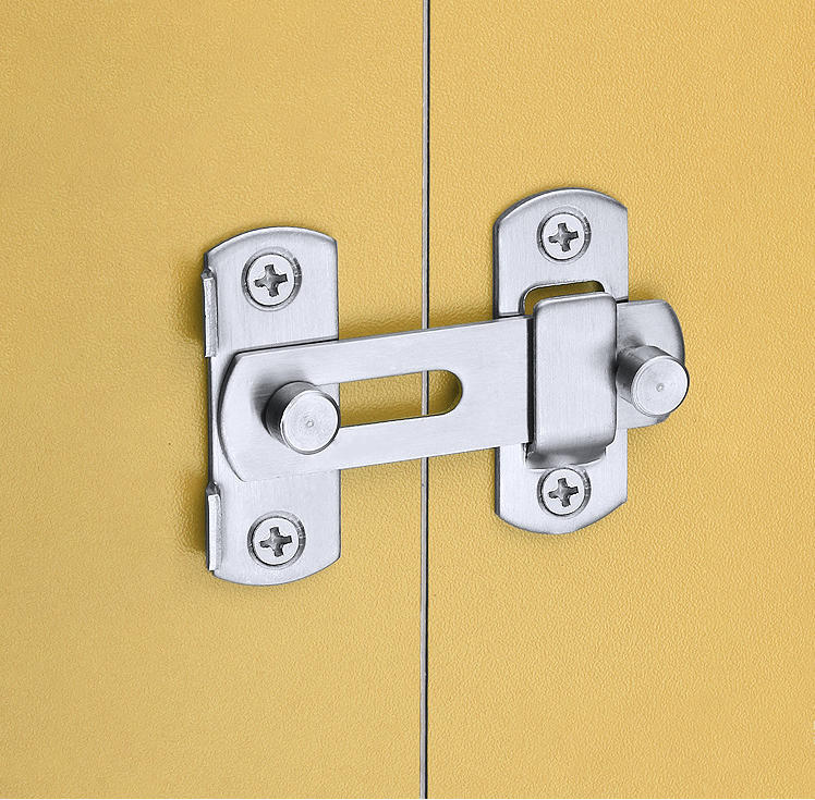 Then Chốt Cài Cửa, Chốt Khóa Bằng Thép Không Gỉ An Toàn Tiện Lợi Nhiều Kích Thước