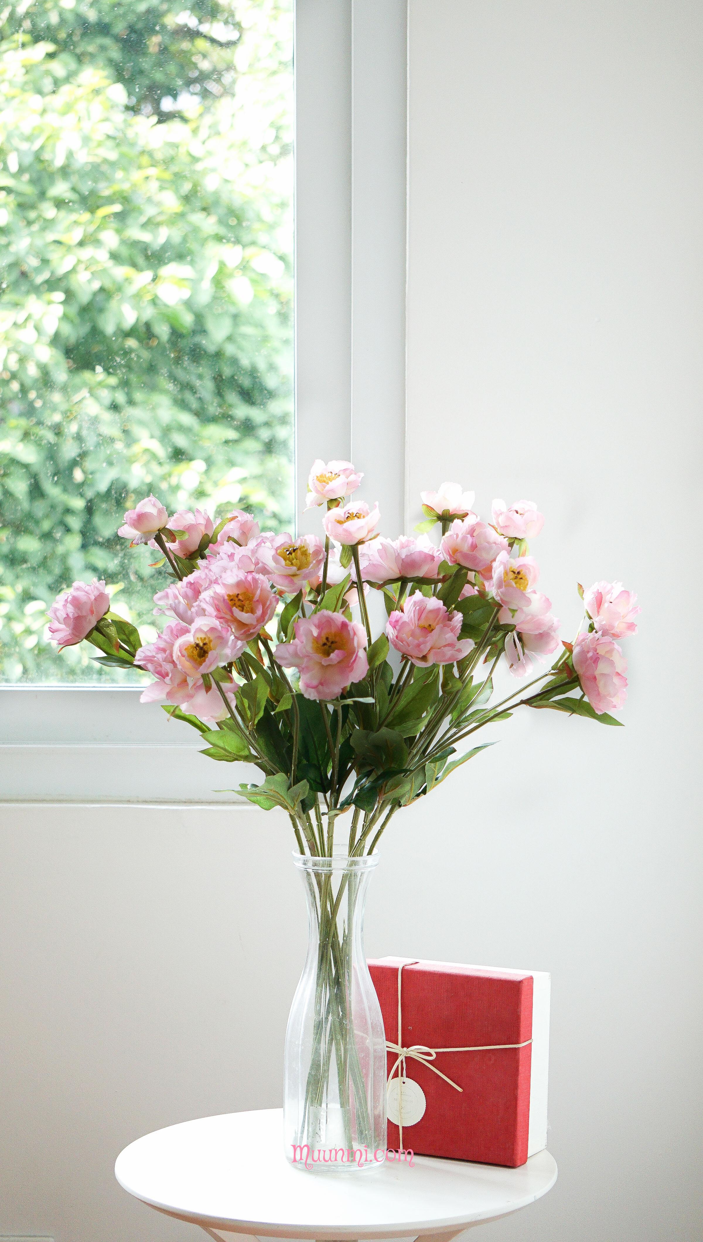 Hoa lụa | Hoa MẪU ĐƠN CÔNG CHÚA màu hồng phấn đẹp trang nhã ...