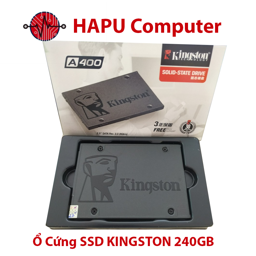 Ổ cứng ssd kingston 240gb a400 phụ kiện computer bảo hành 36 tháng
