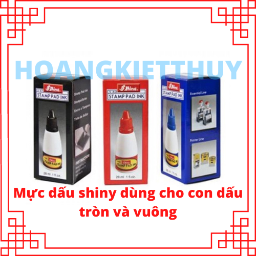 Mực dấu shiny s-61, s-62, s-63 chính hãng