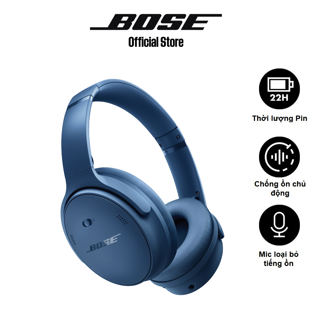 Tai nghe Bose QuietComfort Headphones | Pin 24H | Wind Block | In-line Microphone