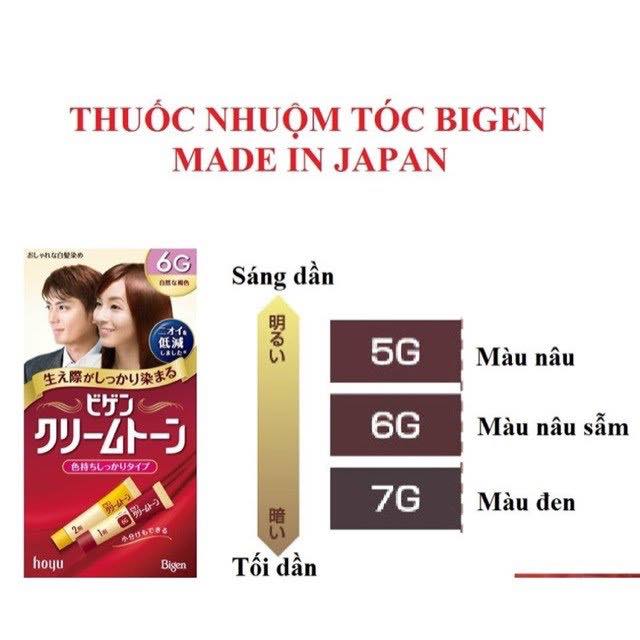 Thuốc Nhuộm Tóc Begen Nhật Bản xách tay