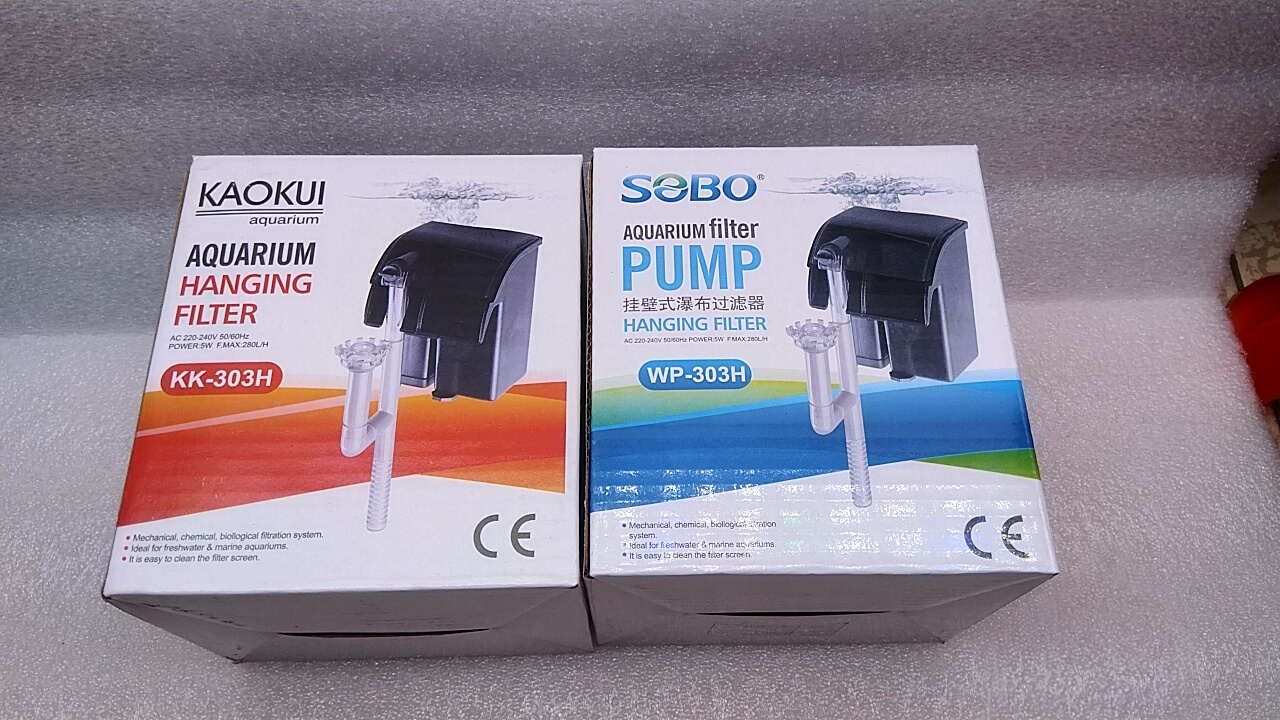 Bộ lọc thác treo vách hồ cá.