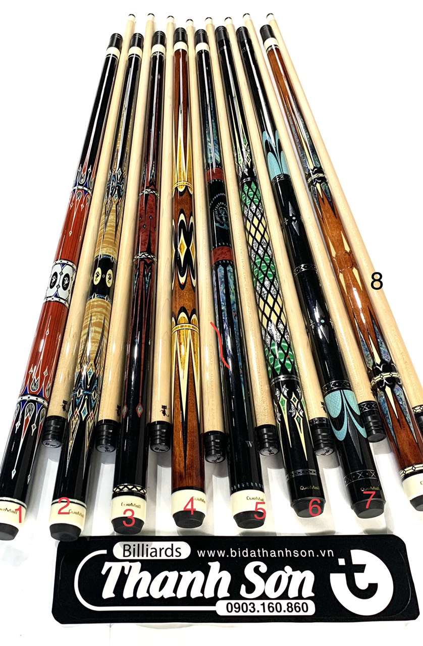Cơ bida lỗ.3c cuemall nhập khẩu cao cấp