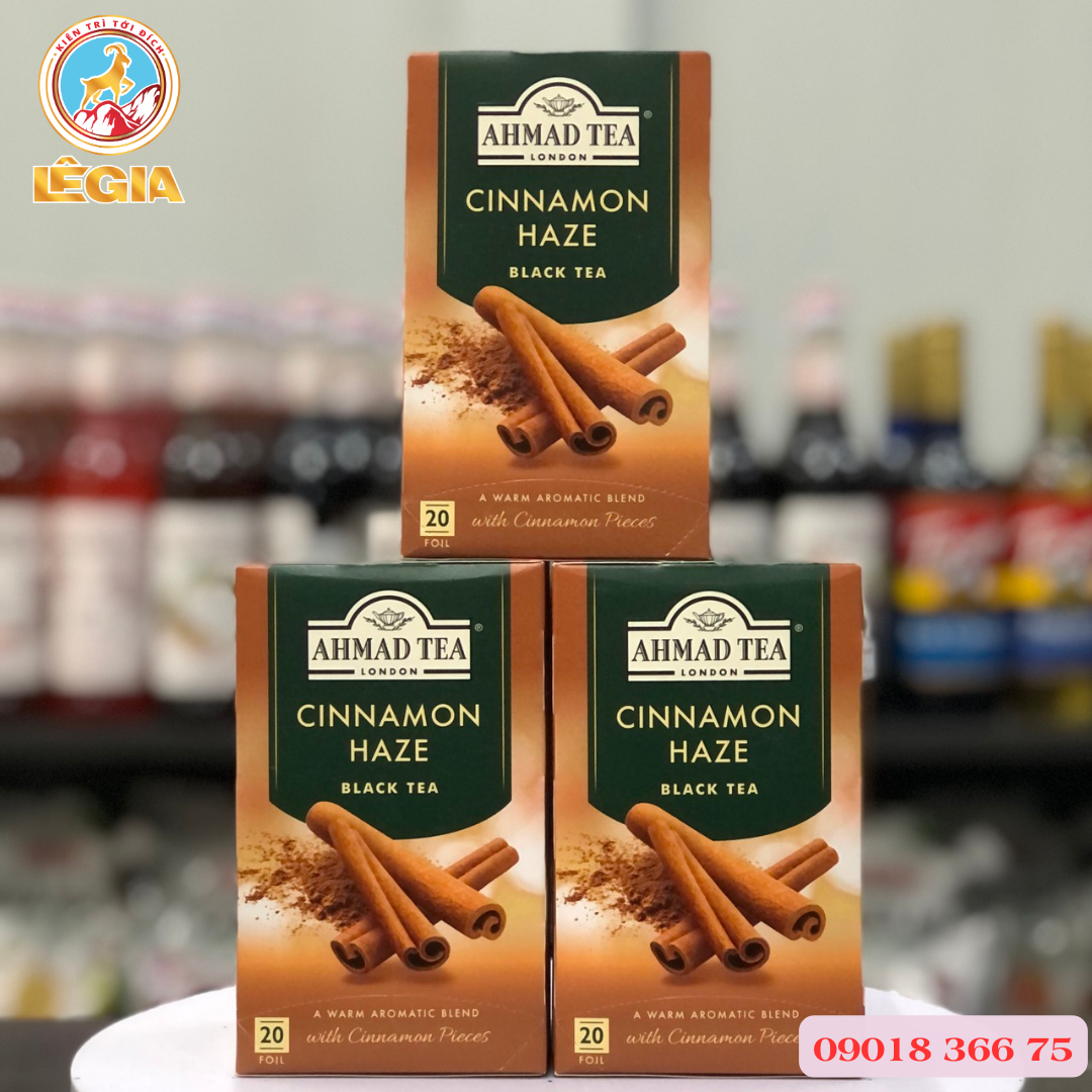 TRÀ AHMAD ANH QUỐC - QUẾ (40g) - Cinnamon Haze - Thức uống hoàn hảo trong những ngày se lạnh