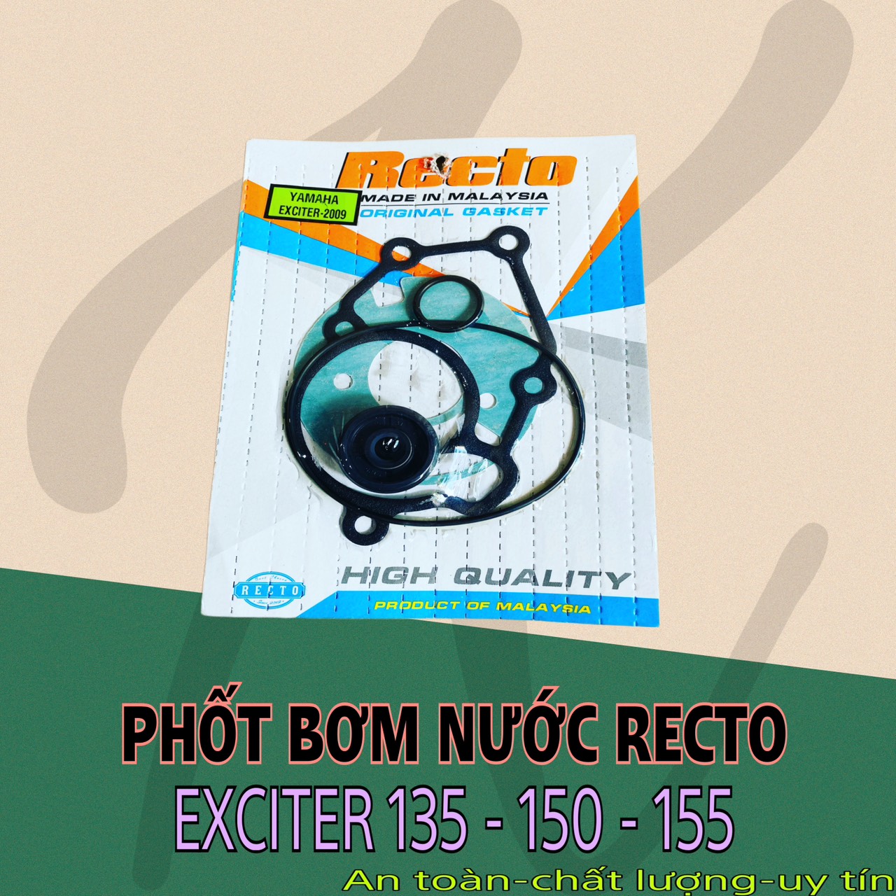 Phốt bơm nước recto ext135 , 150 , 155 - vario , click chính hãng