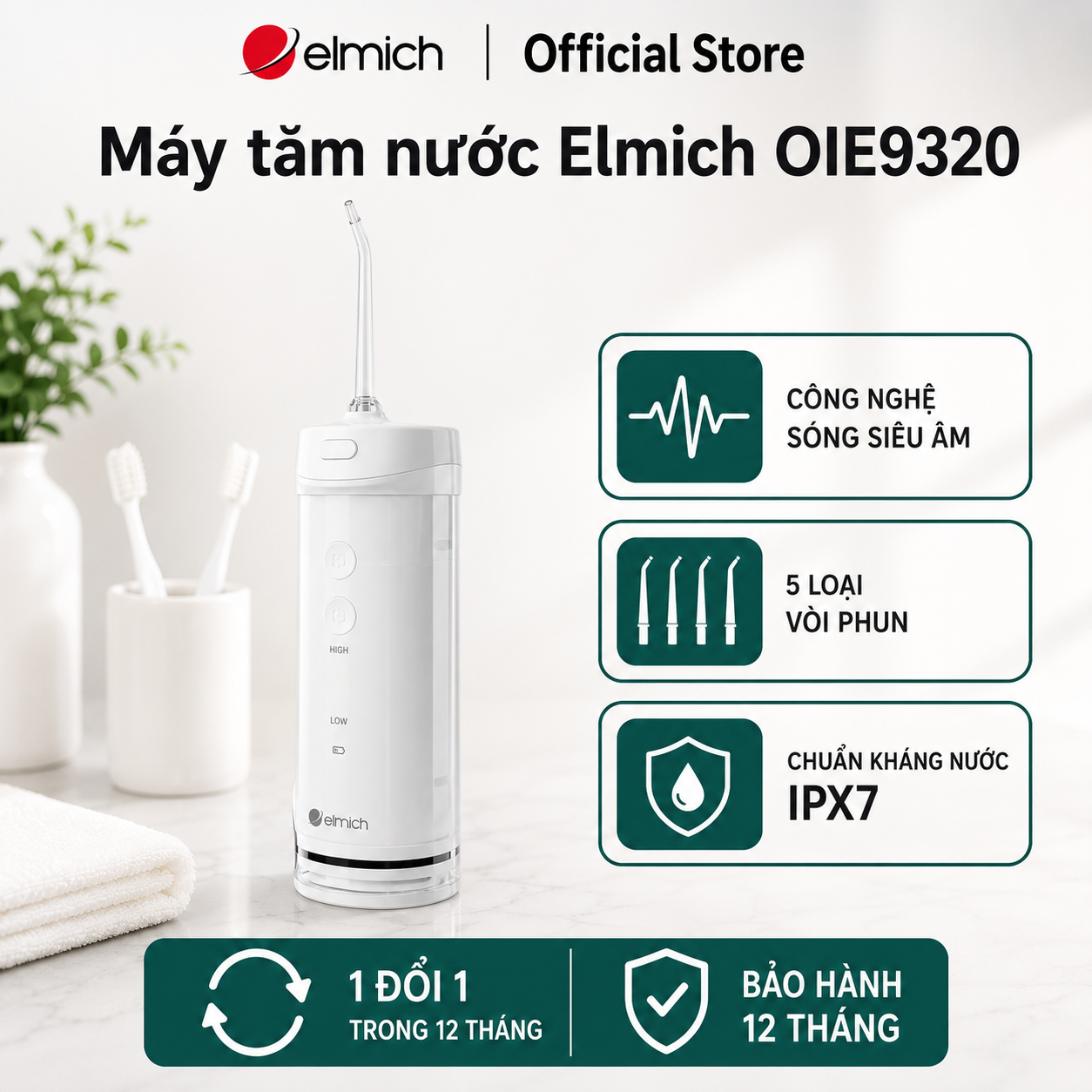 (Only June 25-29) Elmich Oie9320 Water Flosser