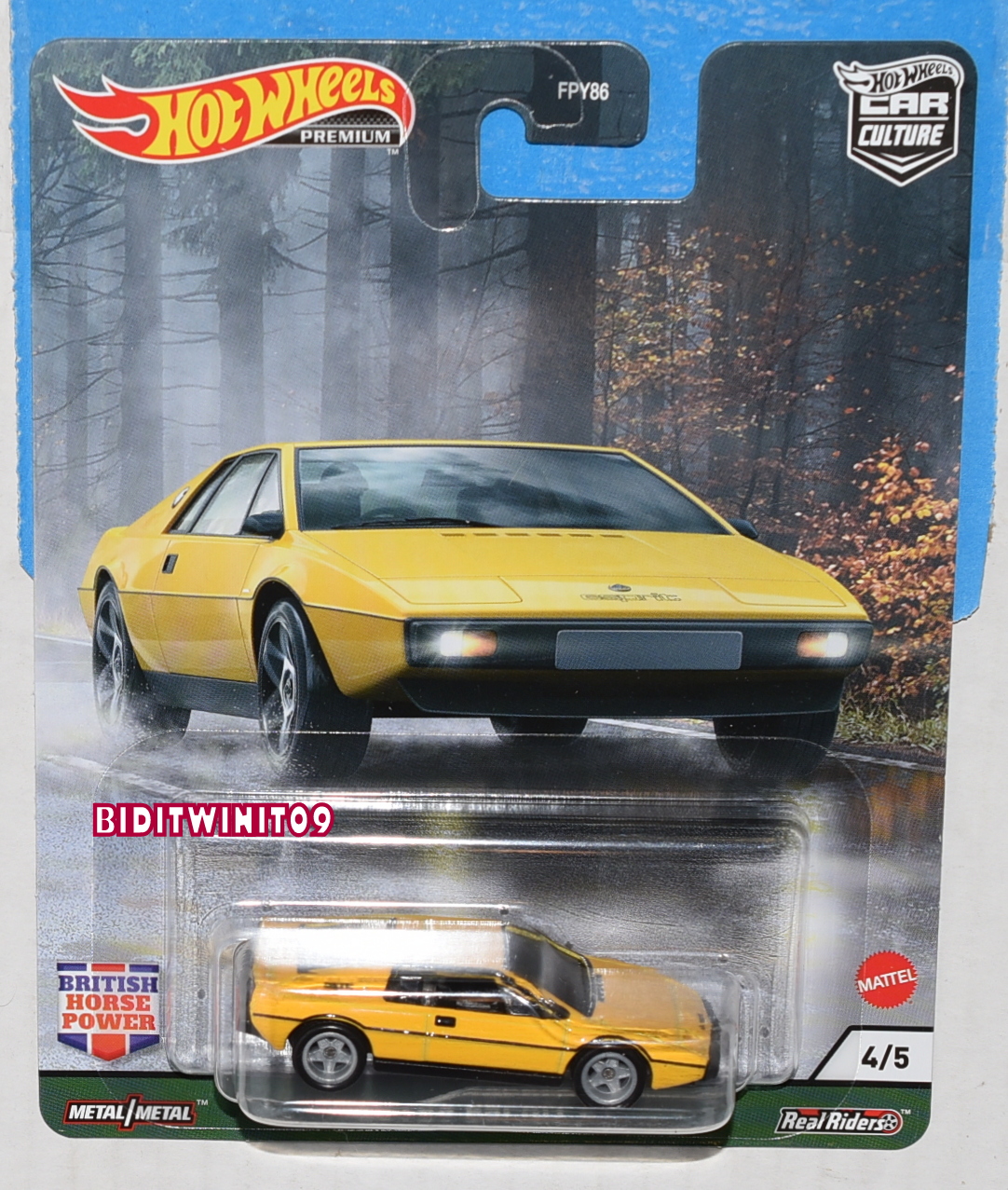 Hot wheels 2021 car culture british horse power lotus esprit s1