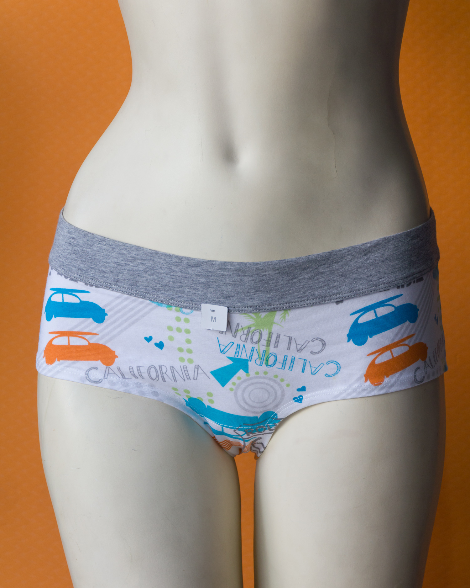 [HCM]Quần lót Cotton Hipster by La Senza Nền Trắng Họa Tiết với Hoạt Hình và Chữ