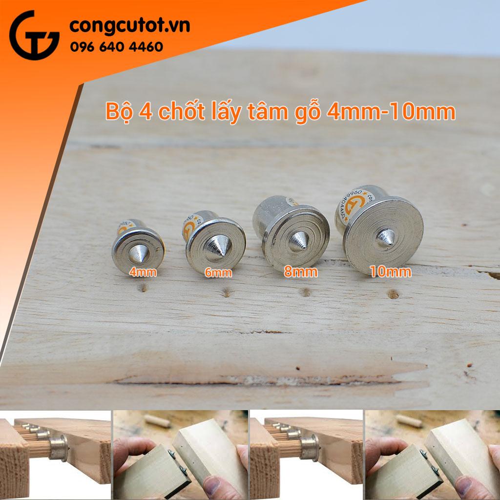 Bộ chốt lấy tâm gỗ chuyên dụng