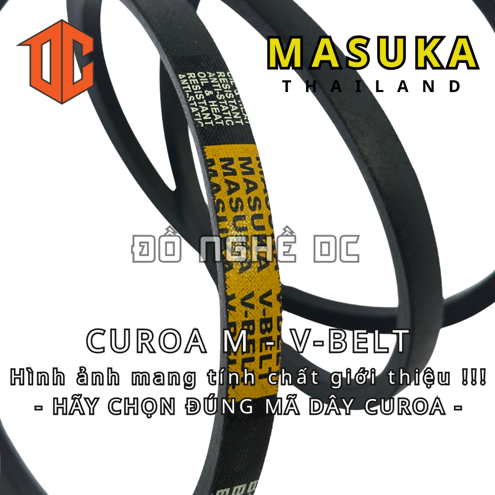 Dây đai curoa thường MASUKA M M74 M82 M95 M84 M57 M53 M51 M46 M85 M46 M58 M69 M30 M43 M27 M43 M69 M61 M21 M20 M70 M48