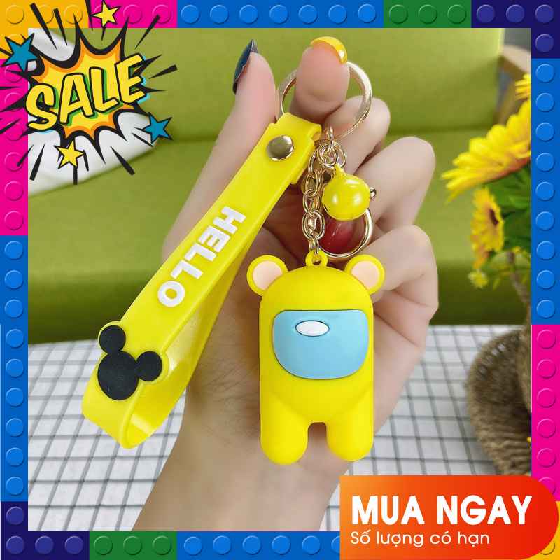 [Mẫu Mới] 1 móc khóa Among Us mô hình cao cấp max chất