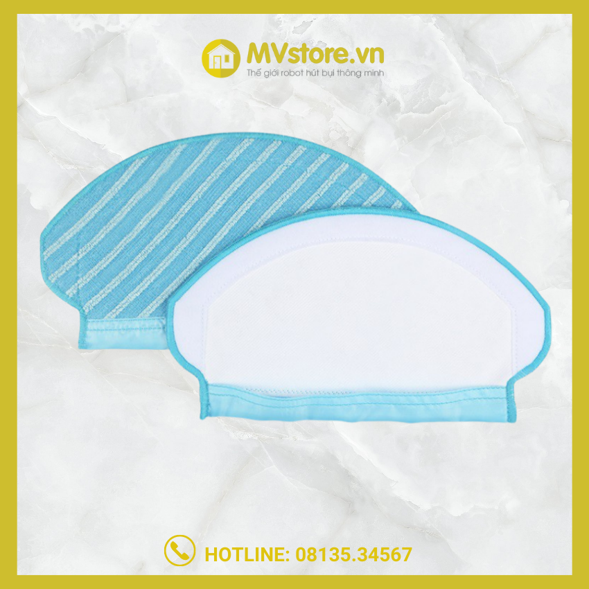 Khăn lau giẻ lau Robot hút bụi lau nhà Ecovacs T8, T8 Aivi, T8 Max, T8 Power, T8 Aivi Plus, N8 Pro