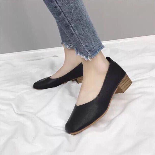 [Freeship đơn từ 0đ] C3 - Giày nữ, giày búp bê đế 3cm