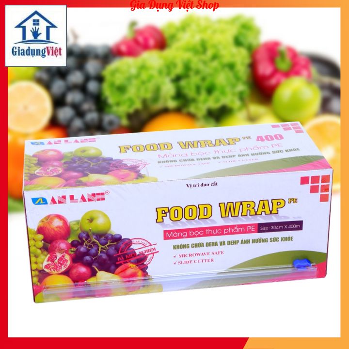 Màng bọc thực phẩm PE An lành Cuộn 400m x 30cm