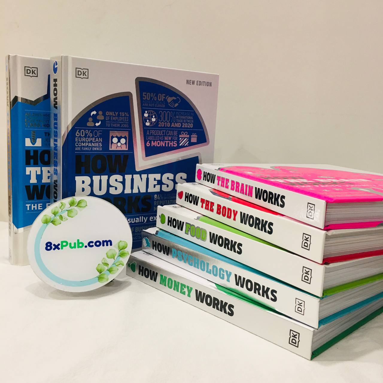 DK books | How Things Work series | the Brain , Business , Food , Money , Psychology , the Body , Technology