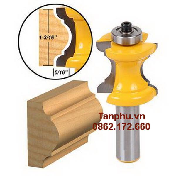 Mũi phay chỉ phào trang trí 30mm_vàng