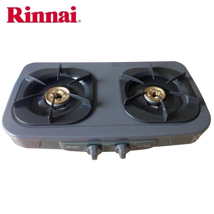 Bếp gas đôi rinnai r-2ken - hàng nhập khẩu nguyên chiếc từ nhật - chính hãng 100%