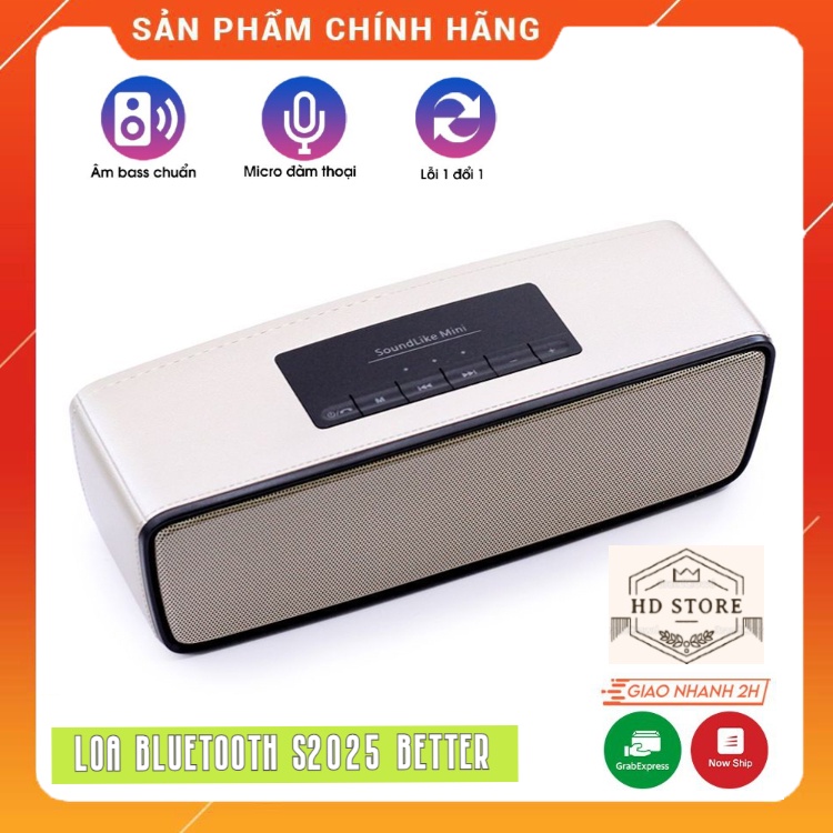 Loa blutooth nghe nhạc không dây s2025 better . âm thanh cực hay , kiểu dáng trẻ trung , năng động . bảo hành 12 tháng