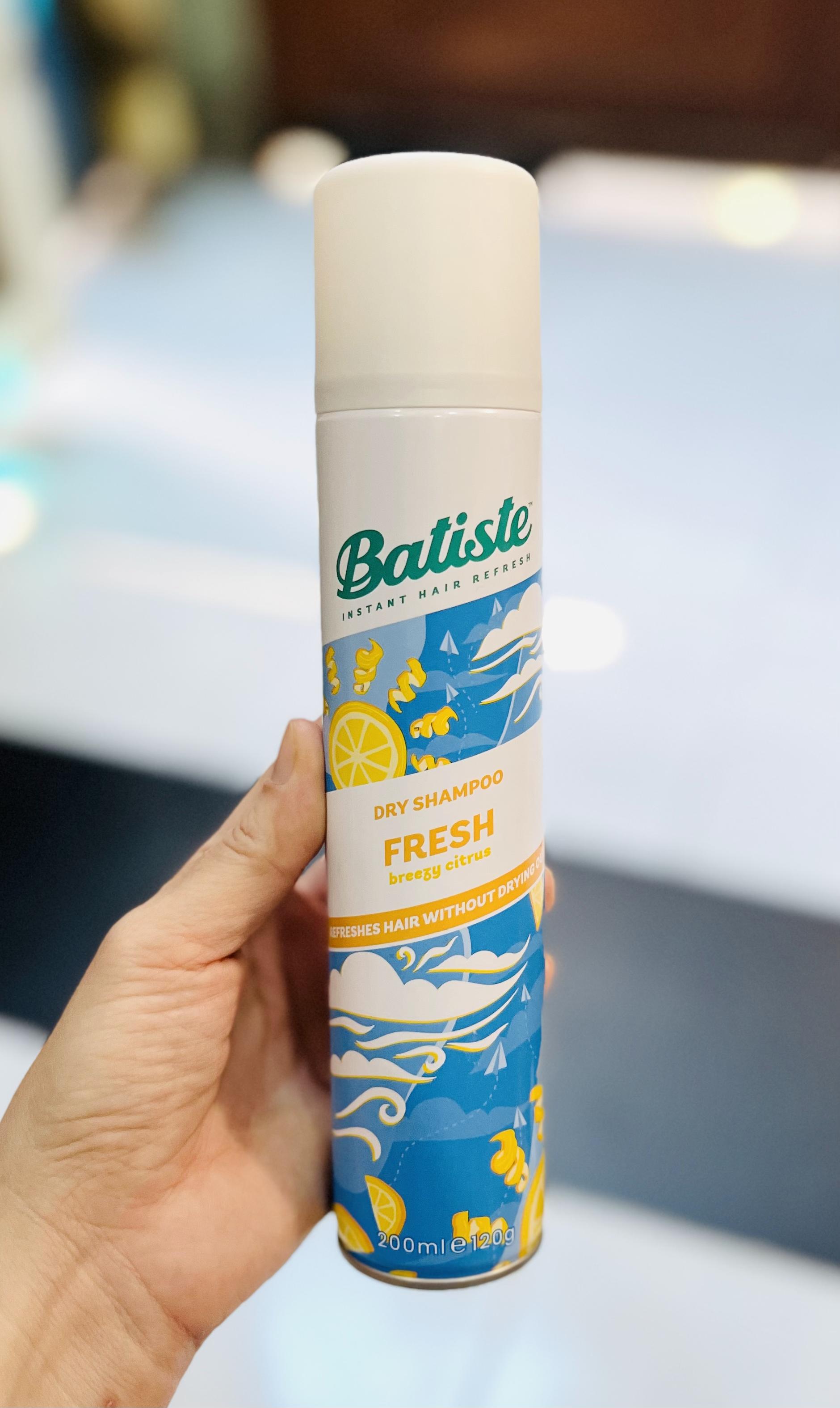 [HCM] 1 CHAI DẦU GỘI KHÔ BATISTE DRY SHAMPOO 200ML - CÓ NHIỀU LỰA CHỌN ( Mẫu mã bao bì sản phẩm thay đổi tùy thời điểm nhập hàng)