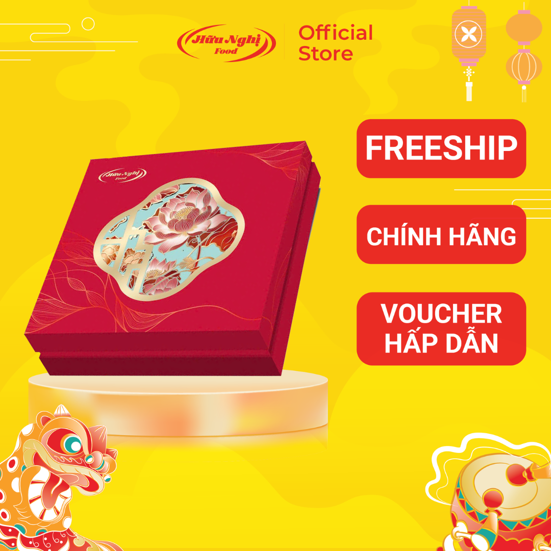 Bánh Trung Thu Hữu Nghị Thanh Nguyệt Phú Quý (4 bánh nướng 150G)