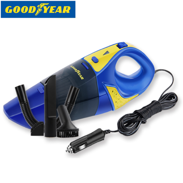 Máy hút bụi cầm tay dây cắm tẩu ô tô thương hiệu cao cấp Goodyear GY-2891 - Công suất: 75W - Hàng Nhập Khẩu Chính Hãng