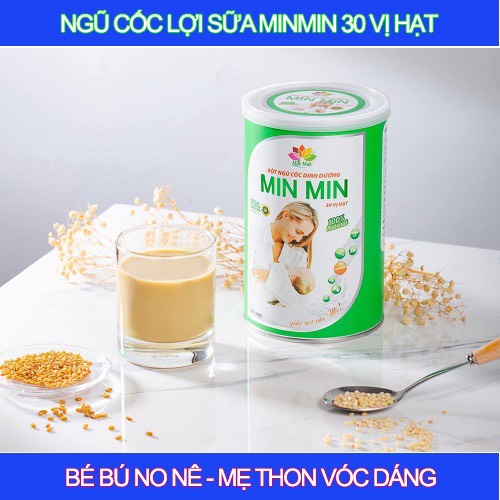 NGŨ CỐC LỢI SỮA CAO CẤP MIN MIN - NGŨ CỐC BẦU CHUẨN OGRANIC