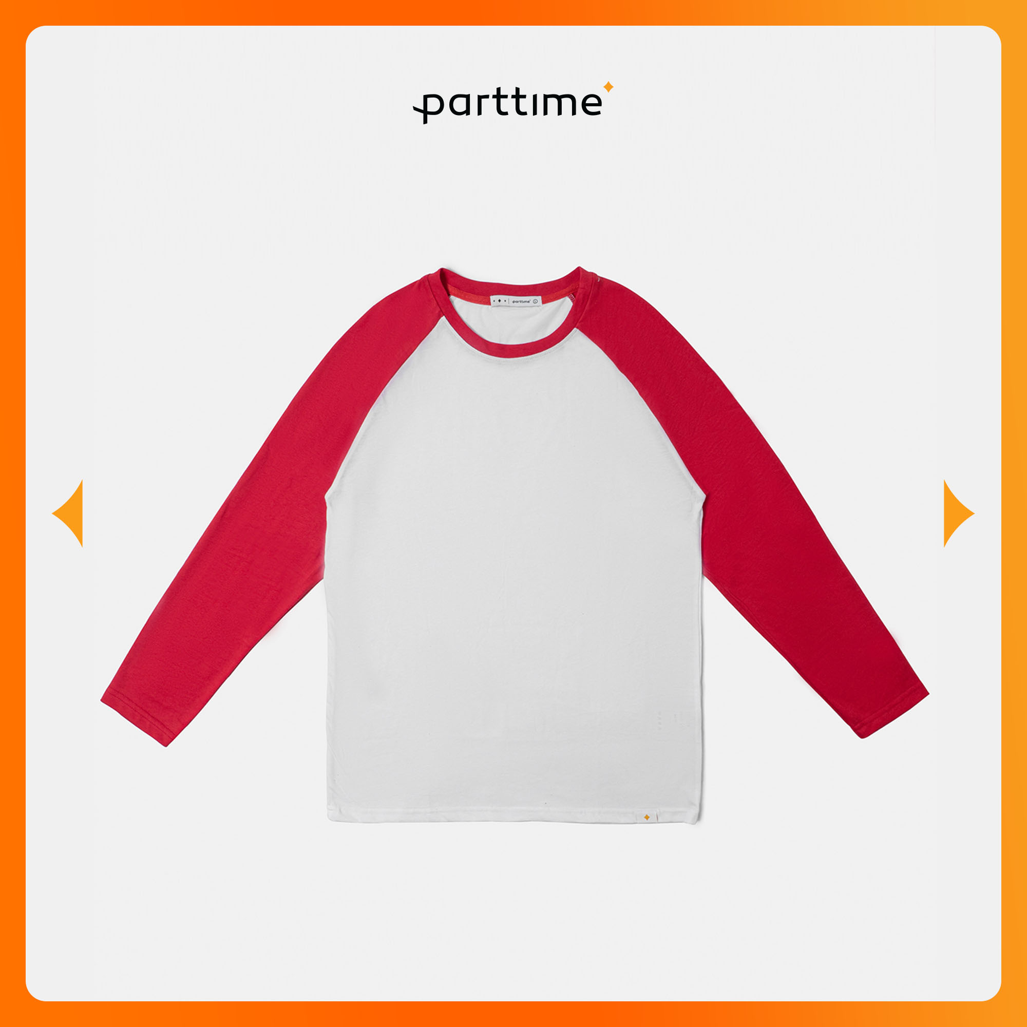 Áo Thun Nam Dài Tay Cổ Tròn Dáng Casual 100% Cotton Cao Cấp Mềm Mại📸PARTTIME STORE® DEVANA RAGLAN SHIRT