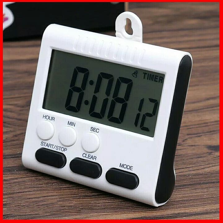 Đồng hồ hẹn giờ đếm ngược nhà bếpđo thời gian trong công việc