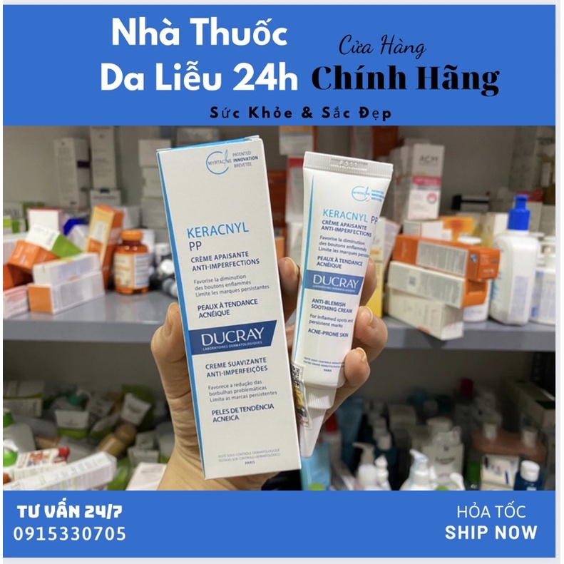 Keracnyl PP Ducray giảm mụn thâm mụn