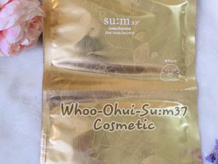 Thanh lý mặt nạ vàng sum37 Losec summa Elixir mask secreta