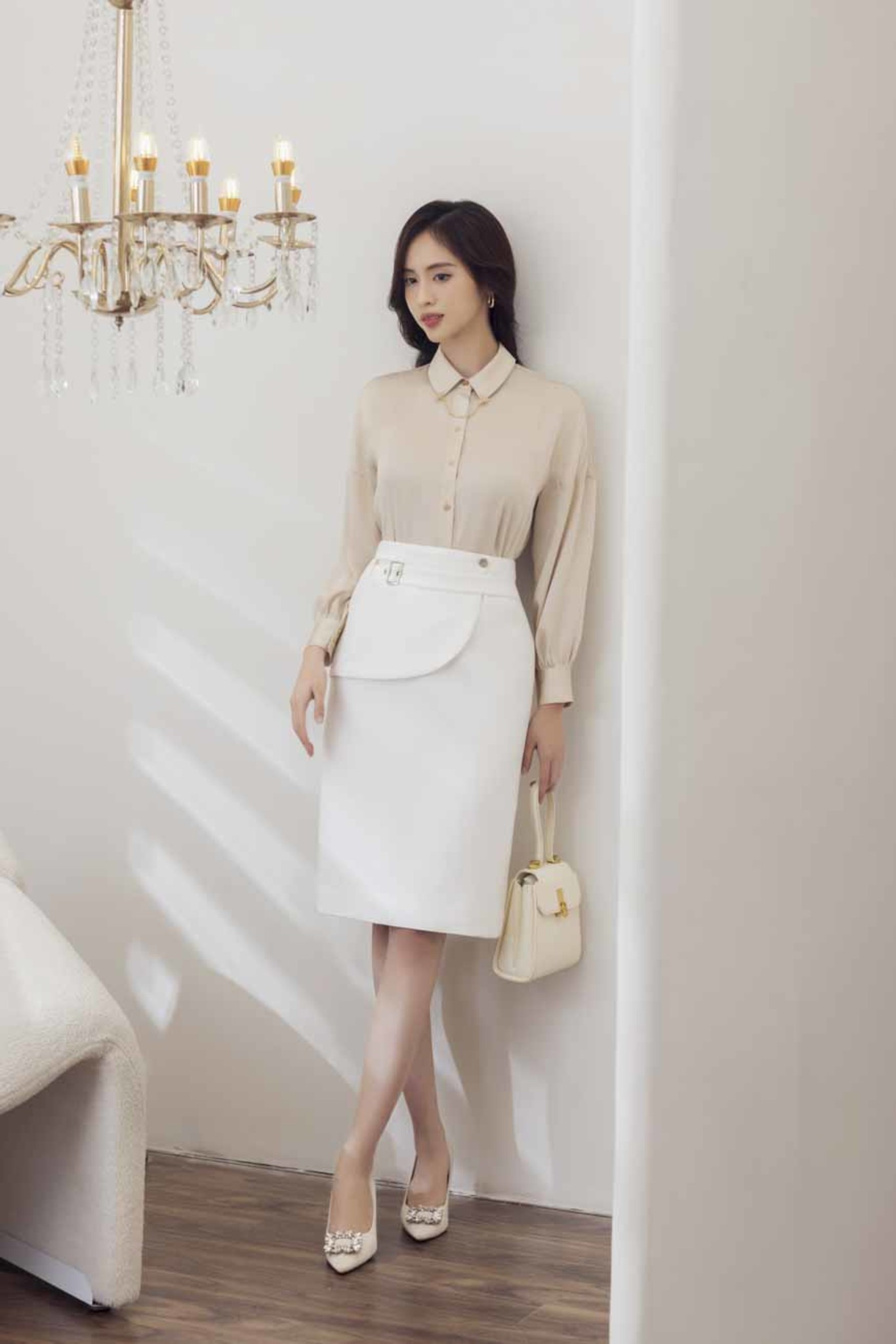 Mua Sắm Chân Váy Nữ Dài  Cao Cấp Nhất 2023  IVY moda