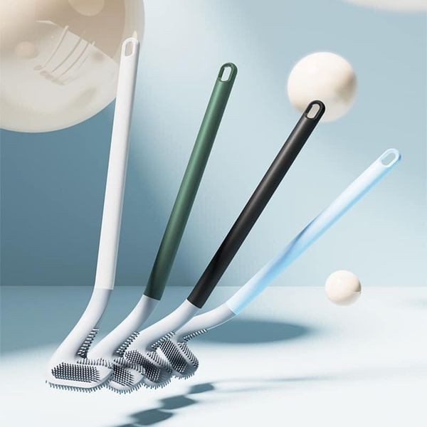 Chổi Cọ Nhà Vệ Sinh, Cọ Toilet Bồn Cầu Bằng SiliCon  Đánh Bay Mọi Vết bẩn