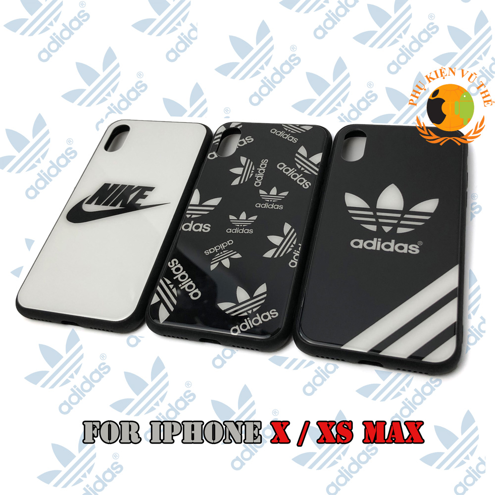 Ốp Gương Kính Cường Lực Sport Logo For iPhone X / XS Max Sáng Bóng, Bền, Đẹp, Phủ Nano