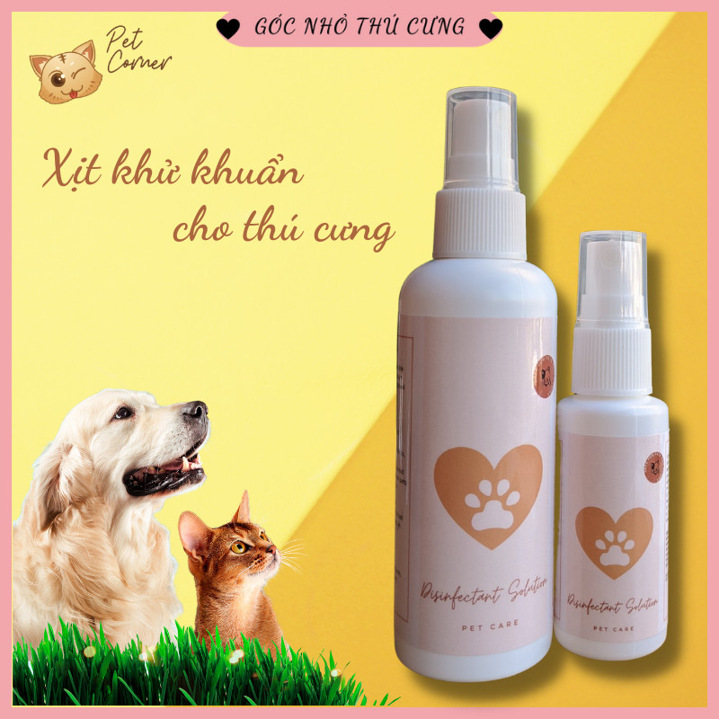 [HOT] Chai xịt khử khuẩn cao cấp cho thú cưng (Nước khử khuẩn, khử mùi cho chó mèo)