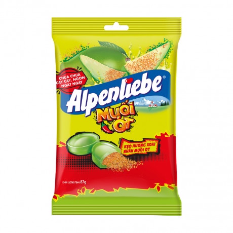Kẹo Alpenliebe Xoài Muối Ớt gói nhỏ 30 viên 87g