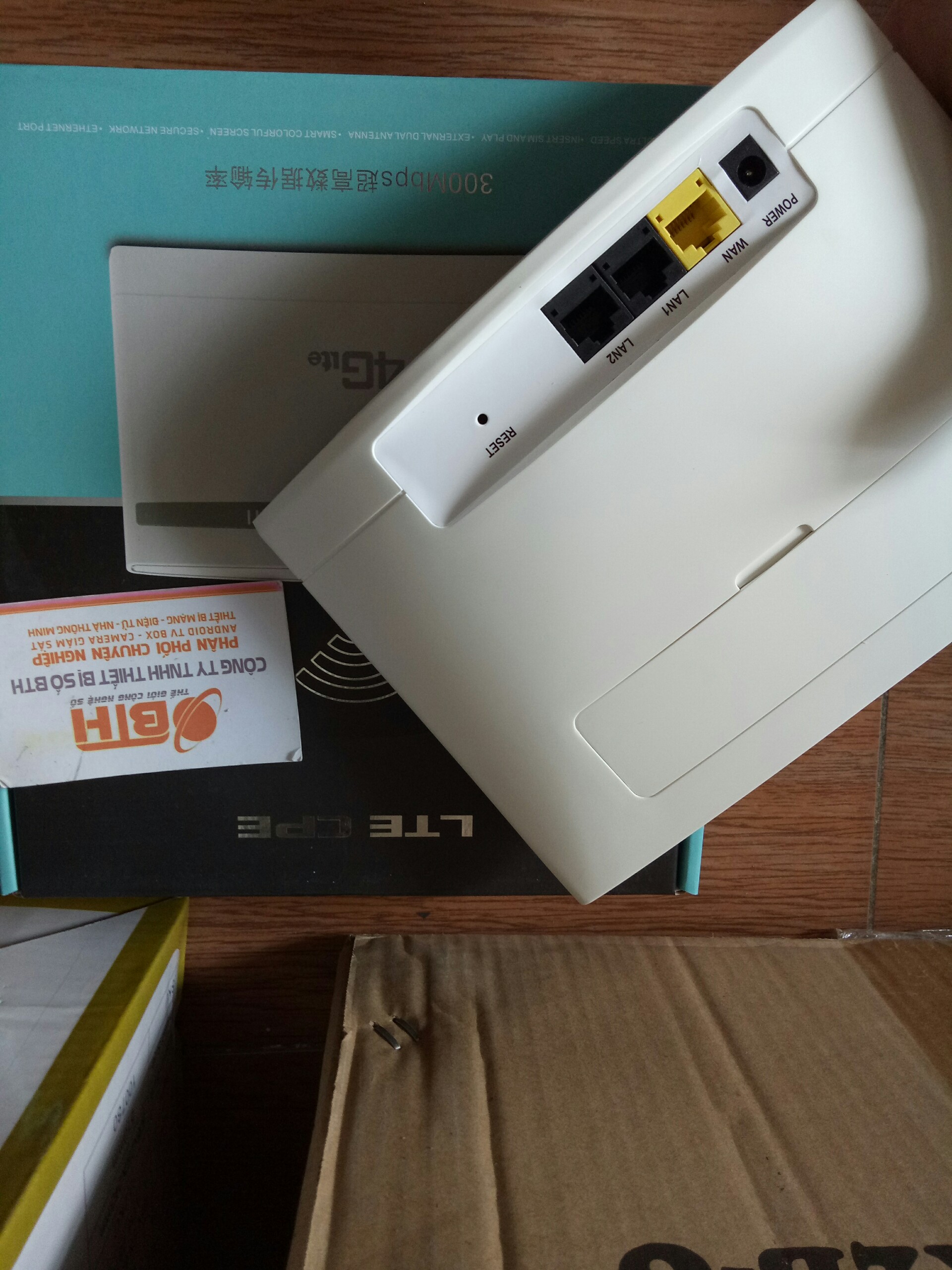 Bộ phát wifi từ sim 4G CPE CP101 Tặng kèm 2 râu wifi.