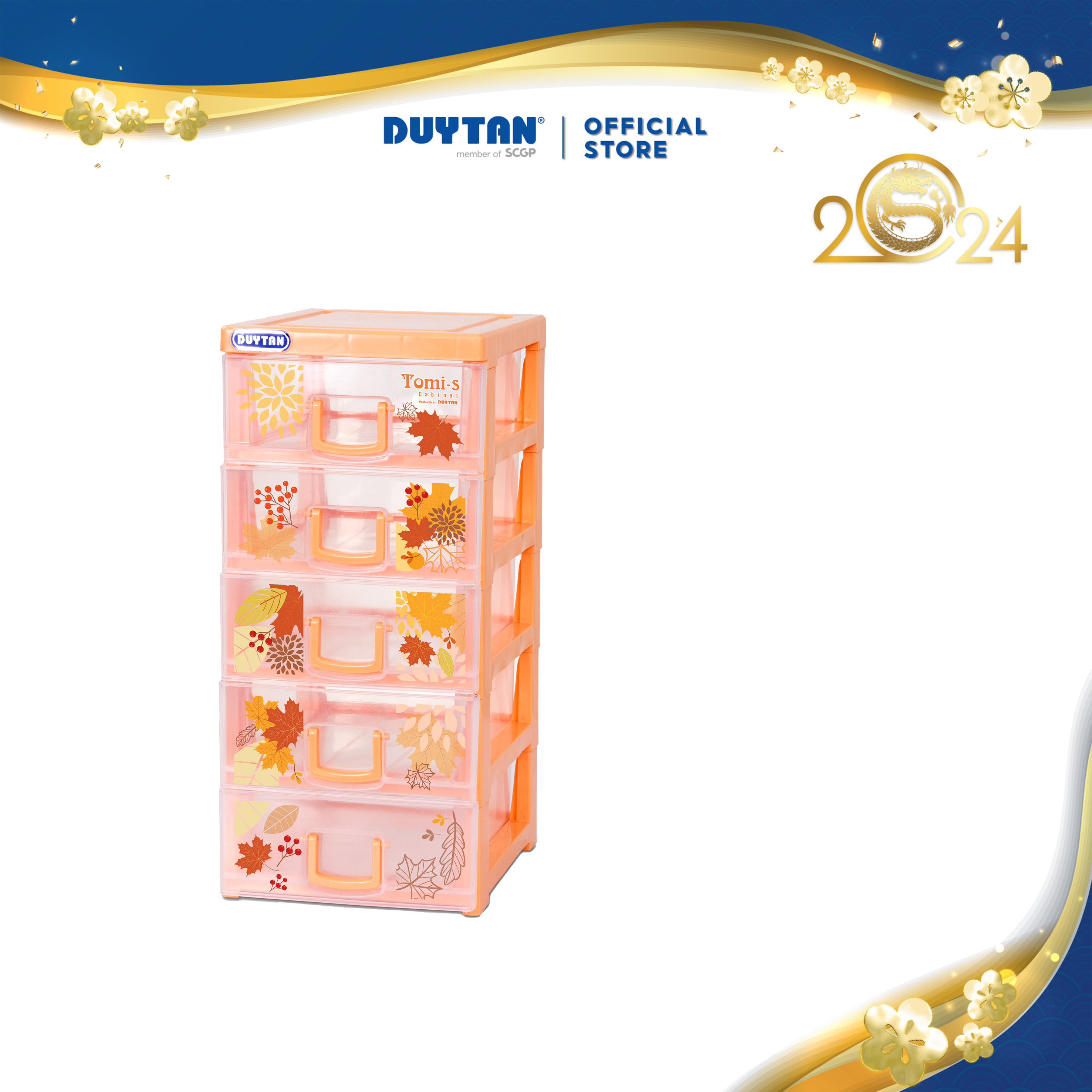 Tủ tomi-s 5 ngăn duy tân nhỏ gọn, tiện lợi