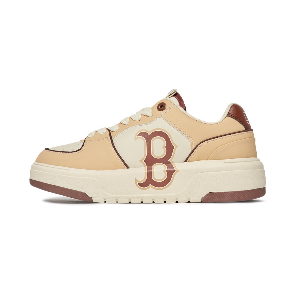 Giày Sneaker MLB Chunky Liner Low Boston Red Sox Beige
