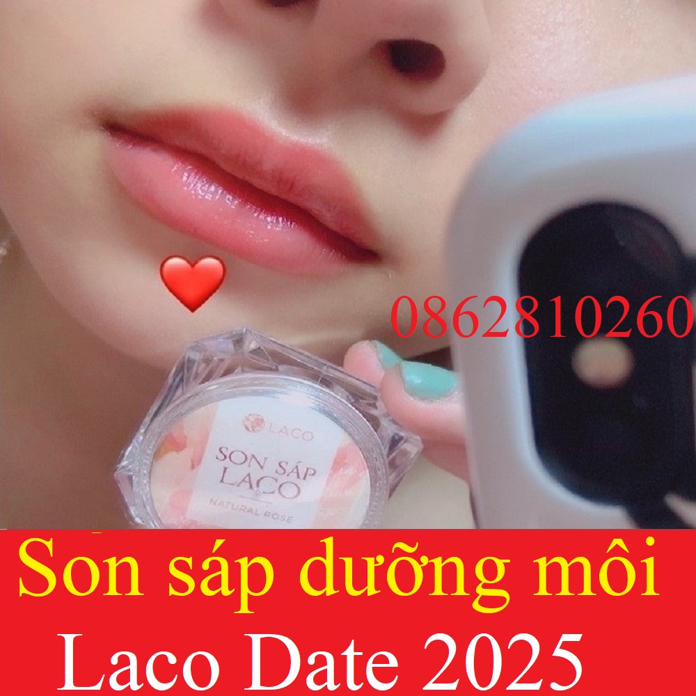 Son sáp dưỡng môi Laco 10g MAROSA, mờ thâm từ hoa hồng tươi, dưỡng môi,chống khô môi, giúp môi hồng tự nhiên